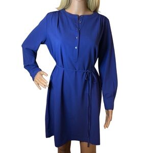 NWT LOFT Periwinkle Shirtdress MP
